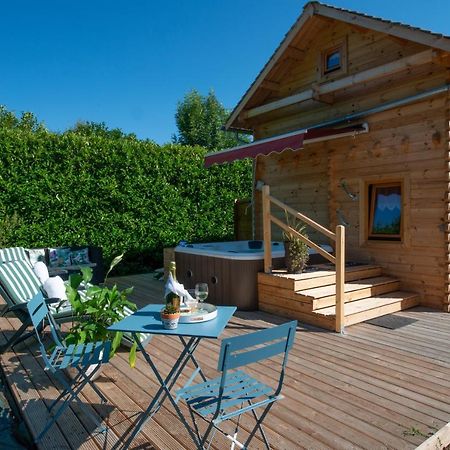 Chalet & Spa Sur La Cote Fleurie 오베르빌 외부 사진