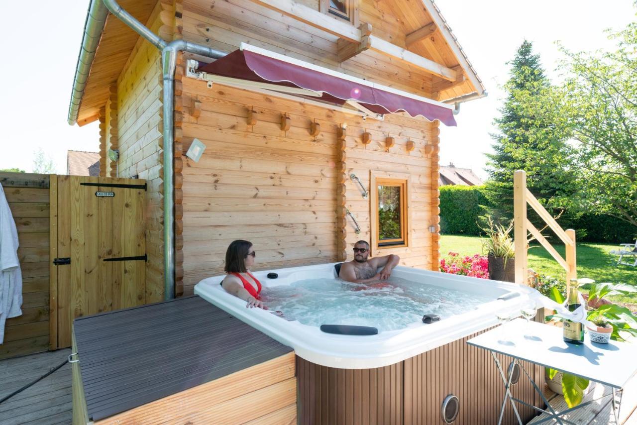 Chalet & Spa Sur La Cote Fleurie 오베르빌 외부 사진